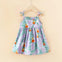 JF Purple Flower Printed Frock FD6080A